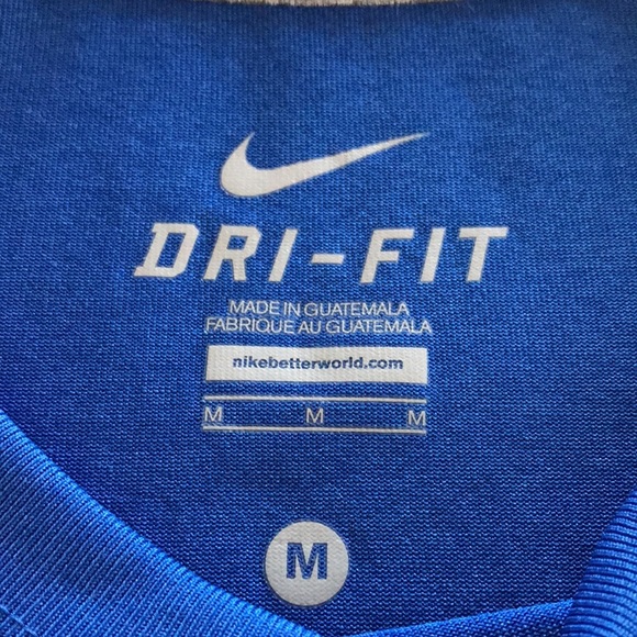 Nike Dri Fit Blue Shirt Sz. Medium - Picture 9 of 10